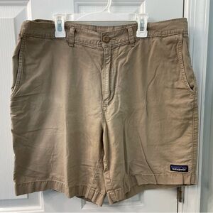 Patagonia men’s shorts 34 waist khaki